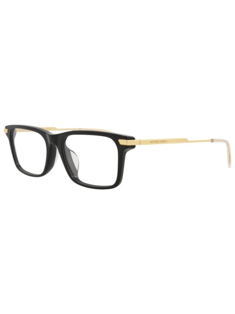 New Bottega Veneta Women's Eyeglasses Square Rectangle Acetate Frame Mens Black